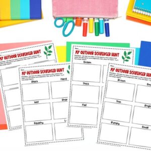 backyard scavenger hunt printables worksheet