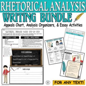 rhetorical analysis essay outline activities