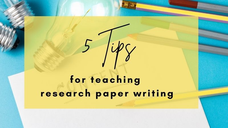 Research Paper Writing Tips