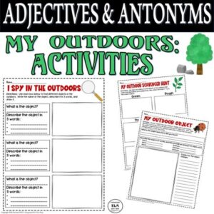 homeschool outdoor activities scavenger hunt