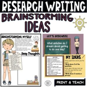 research paper writing tips brainstorming