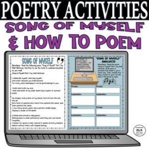 poem song of myself activities