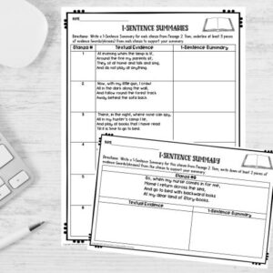 reading strategies for comprehension organizers