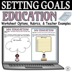 activities about goal setting education