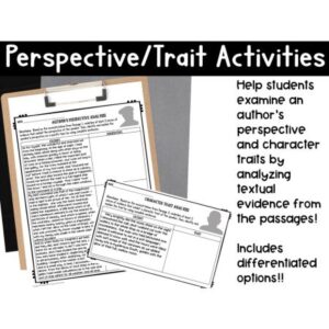 activities for author's purpose and perspective