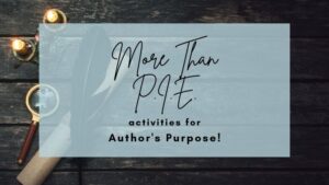 activities for authors purpose
