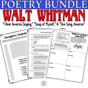 poetry walt whitman lessons