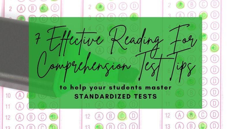 reading for comprehension test