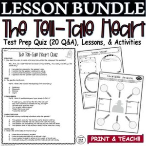 the tell tale heart analysis activities