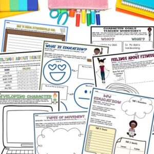 goal setting worksheet printable activity