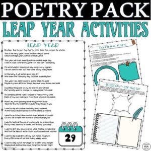 leap year poem activities