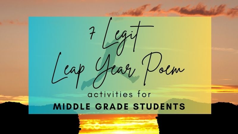 7 Legit Leap Year Poem Activities