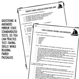 reading and comprehension questions