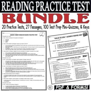 worksheet reading comprehension tests