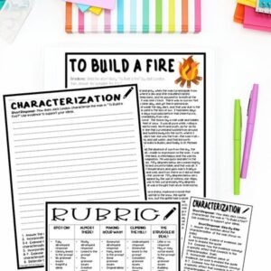 to build a fire story characterization