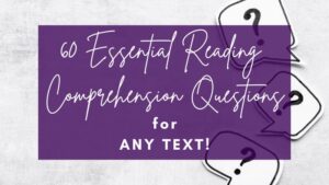 reading comprehension questions