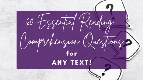 60 Essential Reading Comprehension Questions for ANY Text - The ...