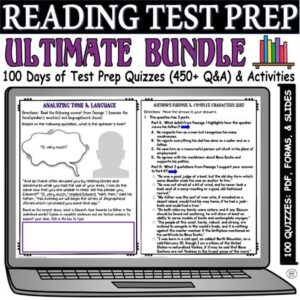 reading comprehension strategies test prep