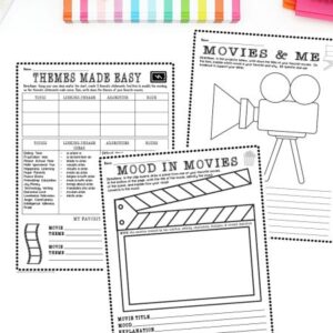 teach movies worksheets