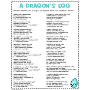 poem about a dragon poetry