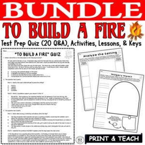 to build a fire short story activities