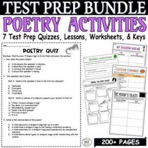 poems that rhyme poetry activities