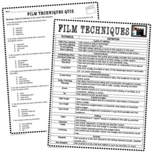 teaching through film techniques