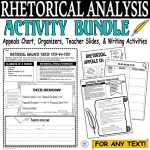 teaching rhetorical analysis essay