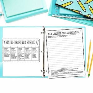 teaching film techniques worksheets resource