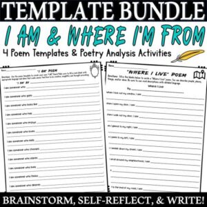 i am poetry format resources