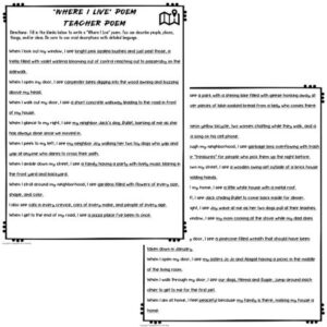 i am poetry format where i live